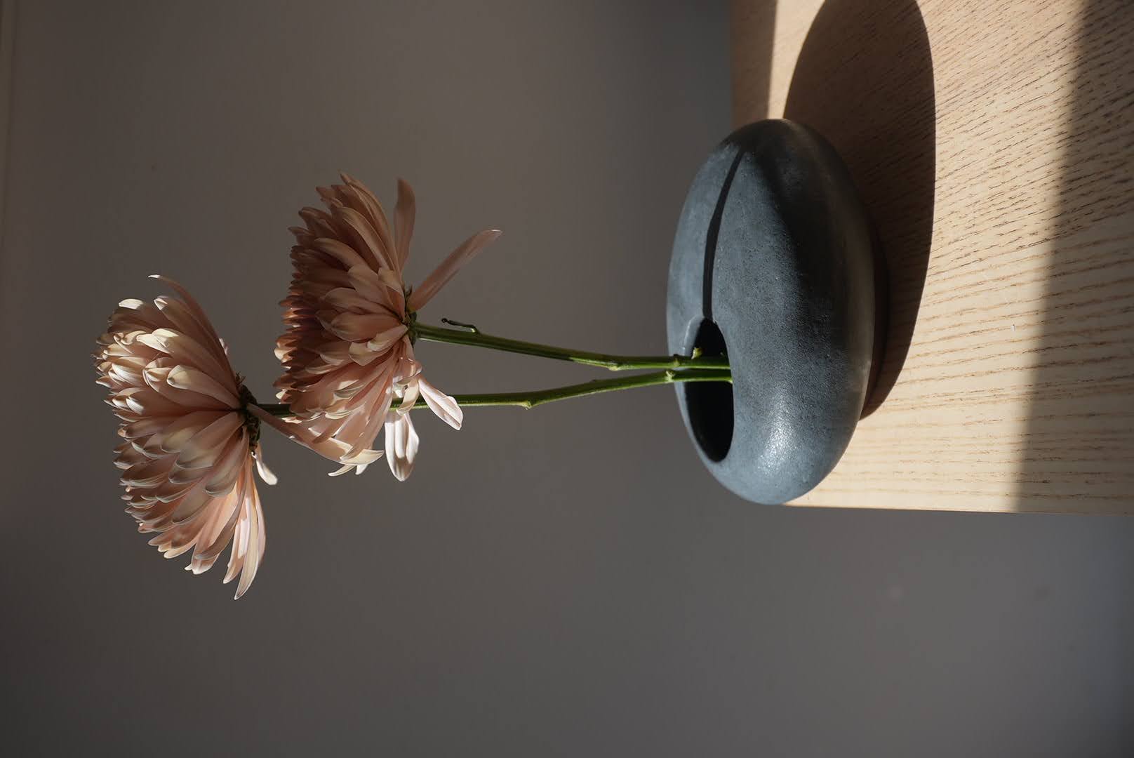 An ikebana vase